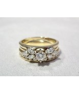 14K Yellow Gold Ladies Diamond Soldered Ring 1.24 TCW Size 8 1/2 K1564 - £964.19 GBP
