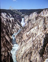 1963 Lower Yellowstone Canyon Falls National Park Wyoming 35mm Slide - £4.27 GBP