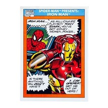 Marvel Impel 1990 Spider-Man Presents: Iron Man Trading Card 159 MCU - £1.55 GBP