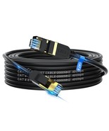 Cat 8 Ethernet Cable 30FT High Speed Heavy Duty 26AWG Cat8 LAN Network C... - £36.81 GBP