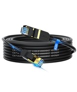 Cat 8 Ethernet Cable 30FT High Speed Heavy Duty 26AWG Cat8 LAN Network C... - £34.89 GBP