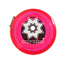 Quilt Happy Tape Measure Pink - $7.95