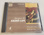 SAINT-LUC Works For Lute Vol. 1 STEPHEN STUBBS France Import (1996 Class... - £17.36 GBP