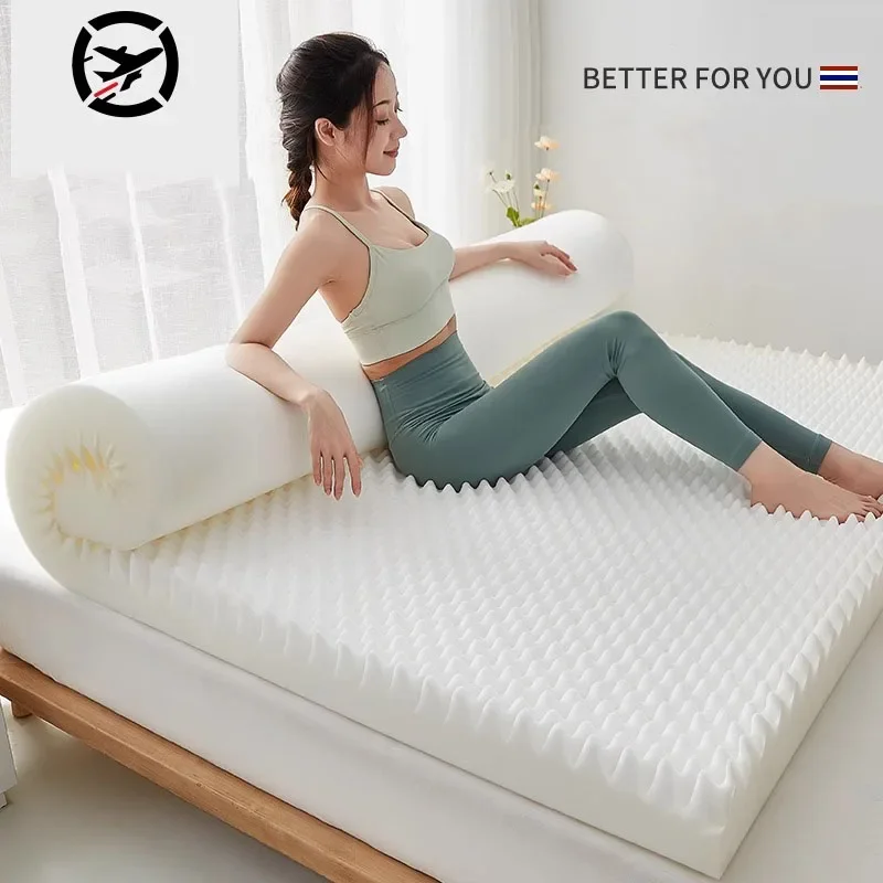 Latex Mattress Bed Room Furniture Home Bedroom Tatami Mat Portable Couple Sponge - £111.97 GBP+