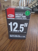 BELL Standard Valve 12.5&quot;x 1.75-2.25&quot; Bicycle Inner Tubes- Kids Bike-New In Box - £7.01 GBP