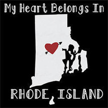 rhode island hoodies | state hoodie | hooded my heart belongs in  hoodie... - £19.65 GBP