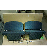 OEM 66 Cadillac Fleetwood Limousine REAR JUMP SEATS - PAIR - BLUE - $542.71 CAD