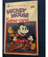 Vintage Mickey Mouse Sew.Ons *Pre Owned Without Stands* Nice Condition* x1 - $20.50 CAD
