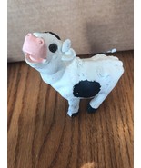 Collectible Rare Cow Figurine Missing A ear Ships N 24h - $19.26