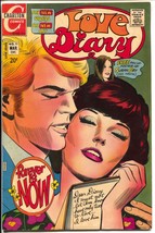 Love Diary #77 1972-Charlton-Susan Dey poster-spicy romance stories-FN - £35.71 GBP