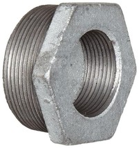Hex Bushing, 2&quot; NPT Male x 1&quot; NPT Galvanized Cast Iron - Anvil 8700131355 - $315.02 MXN