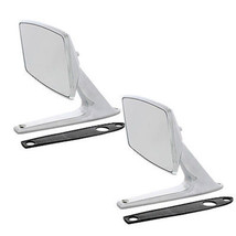 67 68 Ford Mustang Falcon Fairlane Chrome Outside Rear View Right &amp; Left Mirrors - £70.60 GBP