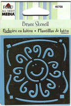 Plaid. 46708 Sun Brass Stencil - $4.00