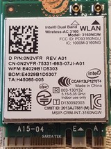 New Dell N2VFR Wireless-AC 3160 3160NGW Dual Band abgn+ac BT4. PCIe NGFF Genuine - £21.22 GBP