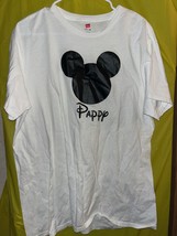 Disney &quot;papa” Mickey Mouse Tee Men’s XL - £7.82 GBP