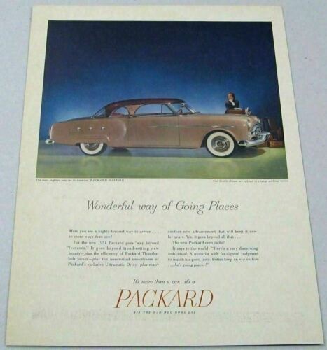 Primary image for 1951 Print Ad '53 Packard Mayfair 2-Door More Than a Car