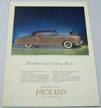 1951 Print Ad &#39;53 Packard Mayfair 2-Door More Than a Car - $17.81