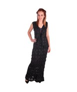 VTG 1970s Hand Crochet Ribbon Skirt Vest Set Openwork Chevron Couture Sz S - $588.01