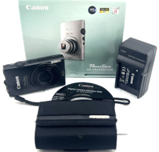Canon PowerShot ELPH 110 HS Digital Camera Black 16.1MP Tested MINT COND - $428.85