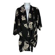 BB Dakota Women&#39;s Floral 3/4 Sleeved Wrap Blouse with Belt Size Small - £18.39 GBP