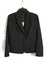 The Limited Women&#39;s Size 10 Black Striped Padded Shoulder Formal Blazer - £60.73 GBP
