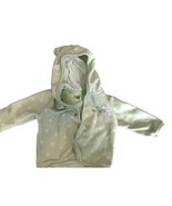 Carters GIrls Infant Baby Size 9 months Fleece Snap Up Jacket coat Hoode... - $9.89