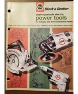 1970 Black &amp; Decker Power Tools Catalog PE-1 (1.1.1970) - $19.30