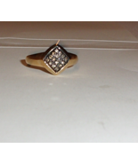 14K Yellow Gold Champagne Diamond Round Band Ring, Size 7, 0.20(TCW), 3.2GR - $445.97 CAD