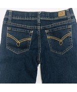 Girls Jordache Bootcut Blue Denim Jeans Distressed Sz 10 Slim Skinny Boo... - £11.97 GBP