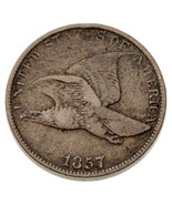 1857 1C Flying Aigle Cents En Fin État, Marron Couleur, Beau Détail pour... - €53,52 EUR