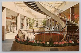 Lloyd Center Spiral Staircase East Mall Portland Shopping Vintage Postcard - £10.79 GBP