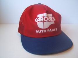 Carquest Auto Parts Hat Vintage K Products Snapback Trucker Cap Made USA - £90.65 GBP