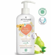 Attitude Baby 2-in-1 Shampoo &amp; Body Wash, Pear Nectar 16 fl. oz. Shampoo &amp; Bo... - £12.27 GBP