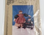 Never a Dull Needle Crystal And Icee Pattern By Jo Gummere 13&quot;and 8&quot; Dolls - $9.89