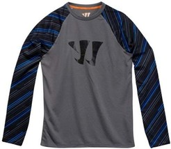 X-Large Warrior Training Top Printed Long Sleeve Shirt In Blue Laser. - $29.96