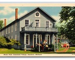 Edison&#39;s Menlo Park Lab Greenfield Village Dearborn MI UNP Linen Postcar... - $3.51