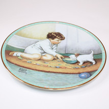Hamilton Collection Collectors Plate "Kitty`s Breakfast" Bessie Pease Guttmann - $10.23