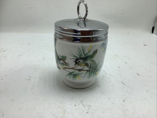 Vintage Royal Worcester Egg Coddler - Birds Item image 2