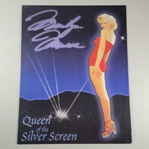 Marilyn Monroe Tin Sign Queen of the Silver Screen 16&quot; X 12.5&quot; - £11.02 GBP
