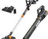 Battery-Operated Worx 20V Gt Revolution 12&quot; Cordless String Trimmer And,... - £204.47 GBP