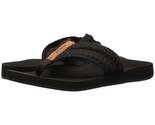 Reef Women Flip Flop Thong Sandals Cushion Threads Size US 5M Black Braided - £38.92 GBP