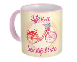 Life is a Beautiful Ride : Gift Mug Bike Bicycle Outdoors Decor - £12.77 GBP