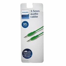 Philips 3.5mm Audio/Video AUX Cable 3ft Green Compatible All Brands - €9,32 Philips 3.5mm Audio/Video AUX Cable 3ft Green Compatible All Brands - €9,32 EUR