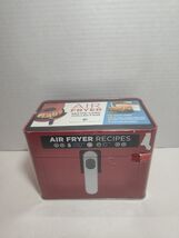 Air Fryer Recipes - Recipe Card Collection Tin (Red) - 72 Recipe Cards w... - $16.82