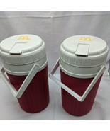 Set Of (2) McDonald&#39;s 1/2 Gallon Igloo Red Thermus With Warranty Mail In... - $105.57 CAD