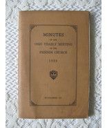 1939 Yearly Meeting Minutes of the Damascus Ohio Friends Church with Sta... - $14.99
