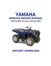 2002-2008 Yamaha Grizzly 660 YFM660 Service Repair Manual - $22.53 CAD