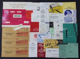 Lot 1950s Vintage Dental Ephemera Advertising Catalog Botwin Woodbine Nj Denture - £50.80 GBP