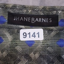 Jhane Barnes Menswear Shirt Mens XL Gray Blue  Long Sleeve Button Up Casual Deco - £18.12 GBP