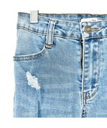 Rue 21 Jeans Women&#39;s Size 0 Blue Denim High-Rise Deconstructed - £11.69 GBP